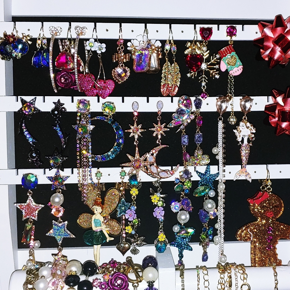 Betsey Johnson earring collection